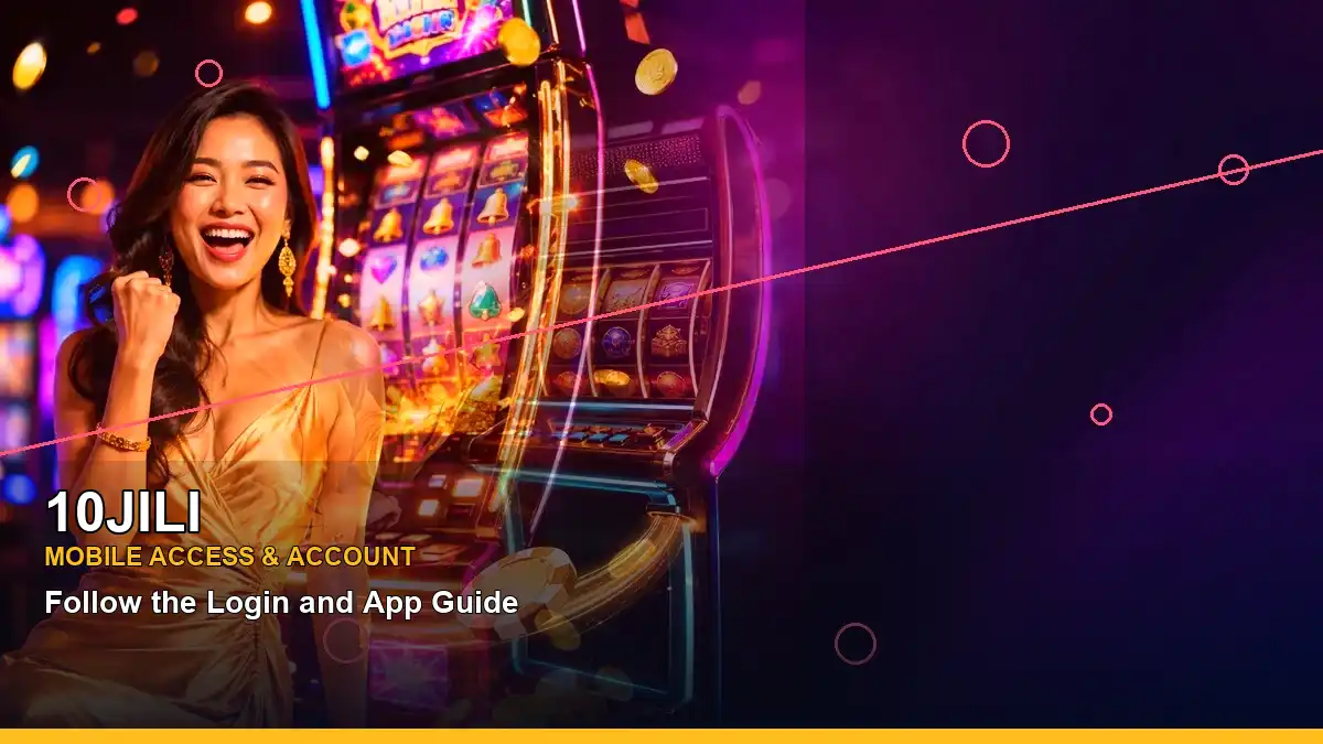 10JILI fruit reels online slot games featuring an adult Filipina casino host with a left close-up composition