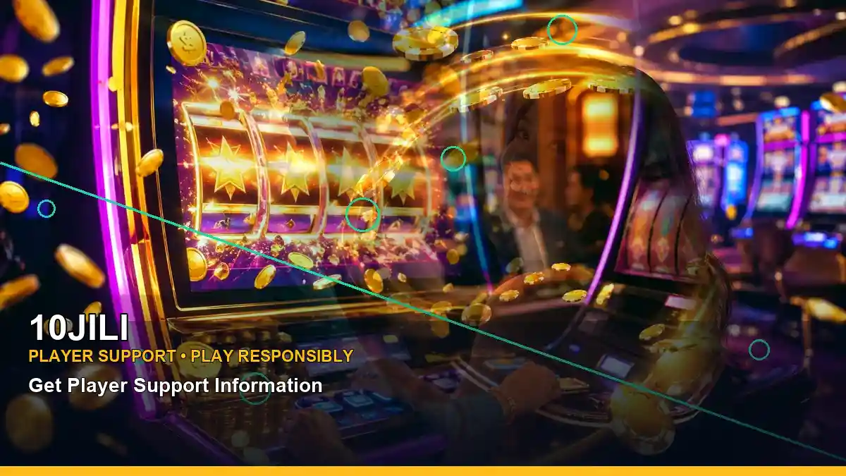 10JILI play phone mobile casino games featuring an adult Filipina casino host with a layered collage composition